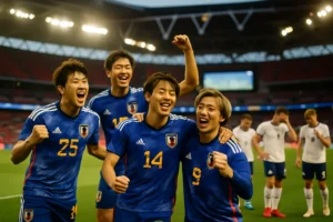 “อังกฤษบอล ทำลายสถิติ!” ญี่ปุ่นบุกเฉือนสิงโตถึงเวมบลีย์