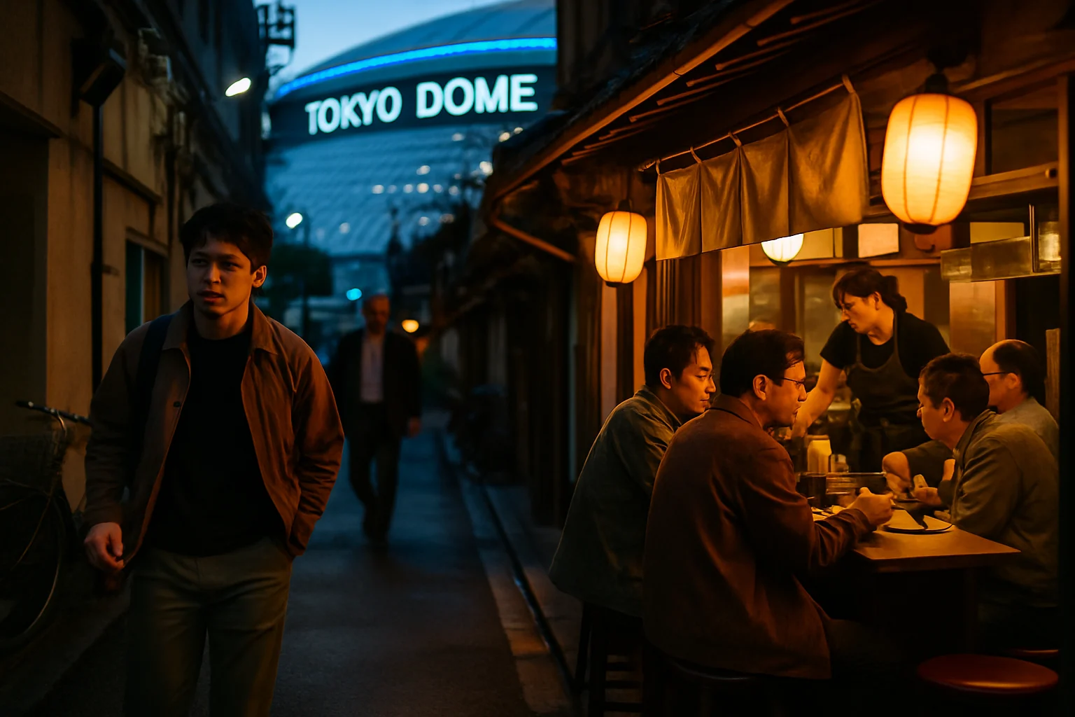 千駄ヶ谷エリアの国立競技場周辺と路地裏の飲食店街の対比、出没!アド街ック天国