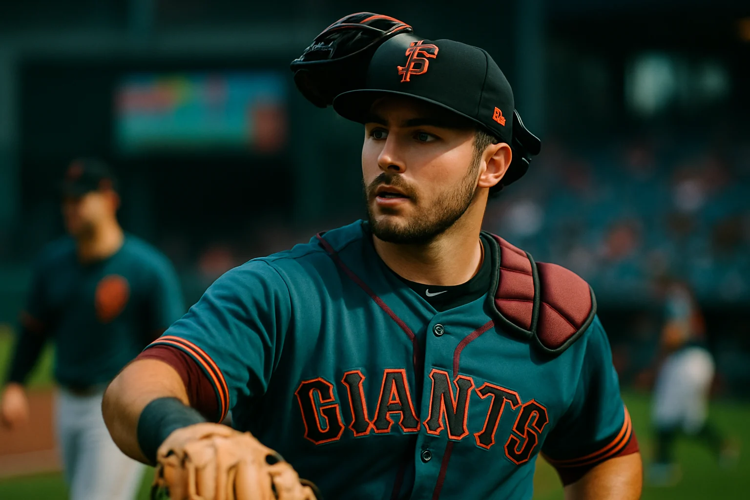 Daniel Susac in Giants uniform during spring training 2026