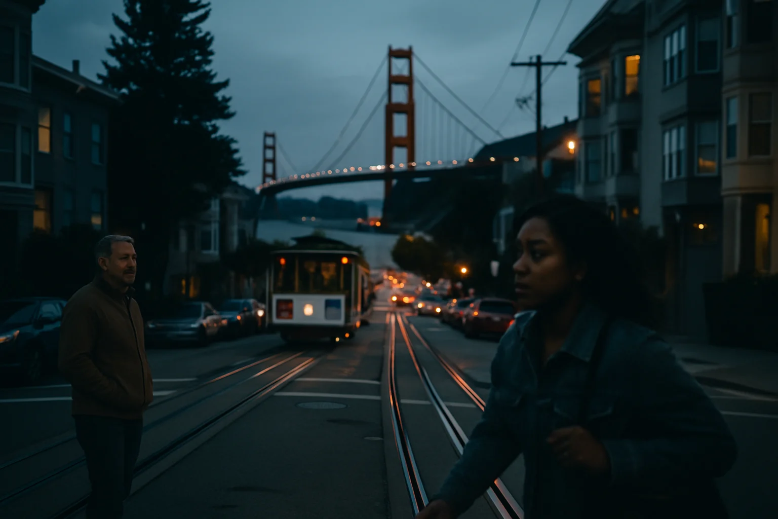 サンフランシスコのゴールデンゲートブリッジと霧に包まれた湾岸の全景