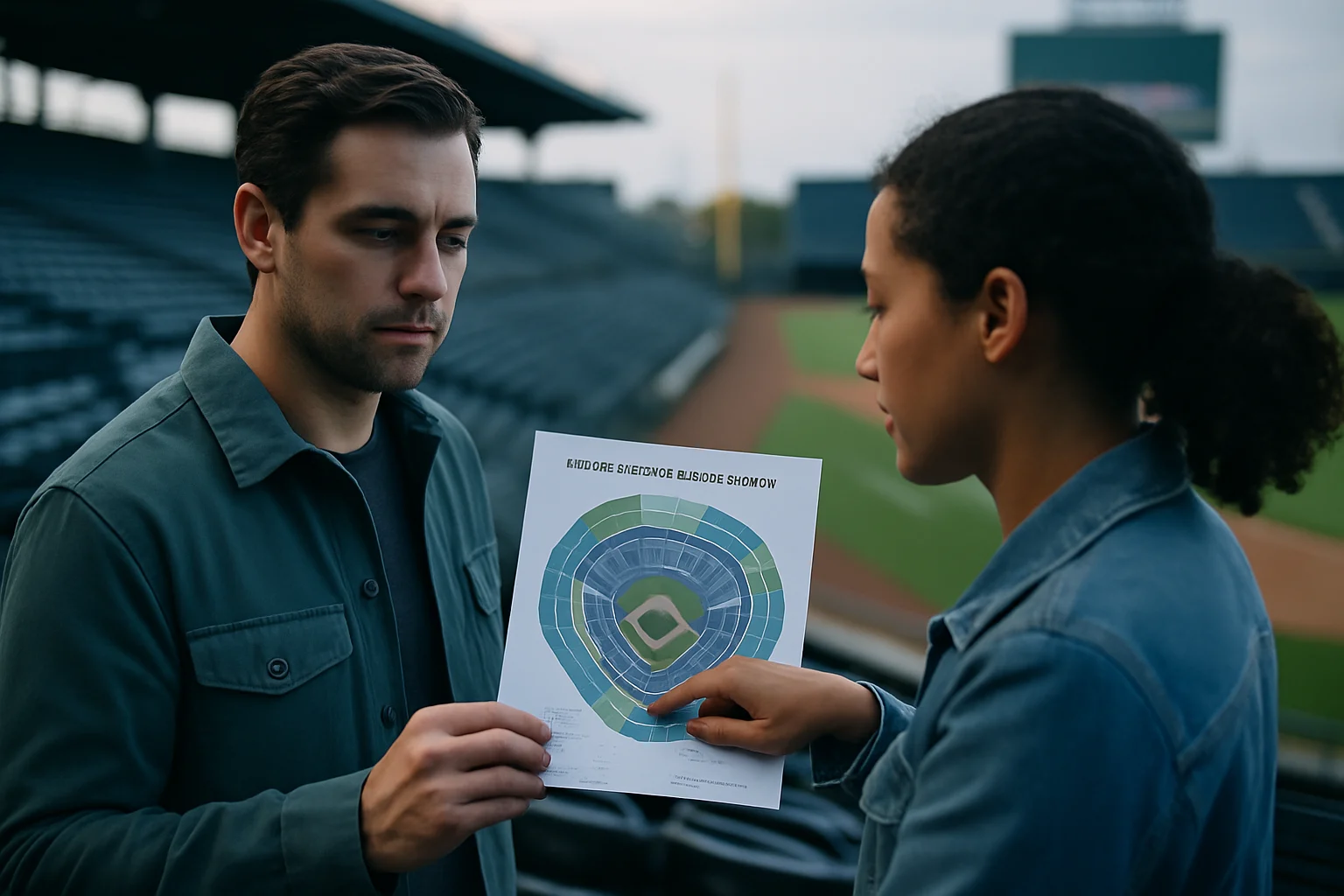 MLB球場座位圖顯示不同區域的視角和價格比較