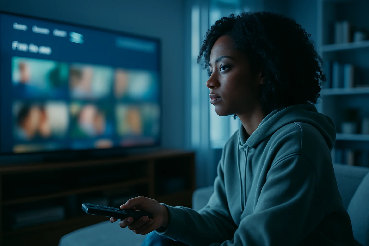 Prime Video interface showing Free to me filter toggle and resulting content library view
