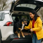 豐田RAV4混合動力系統儀表板顯示油耗數據