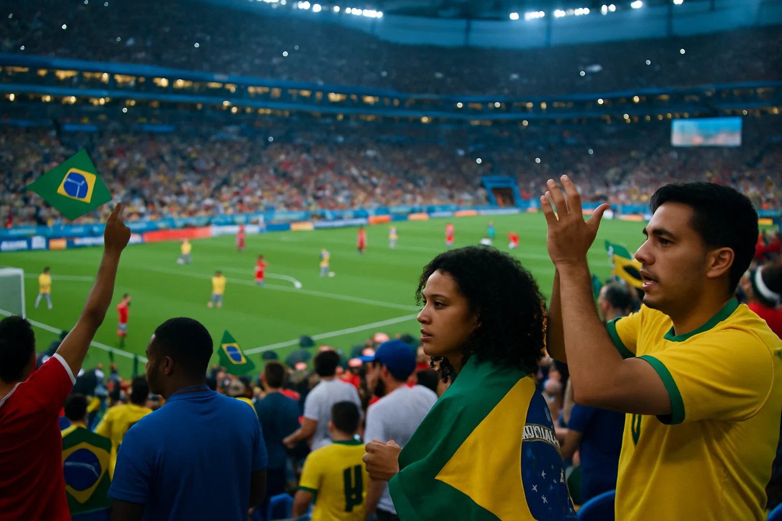 手機螢幕顯示FIFA World Cup 2026官方app賽程與比分介面