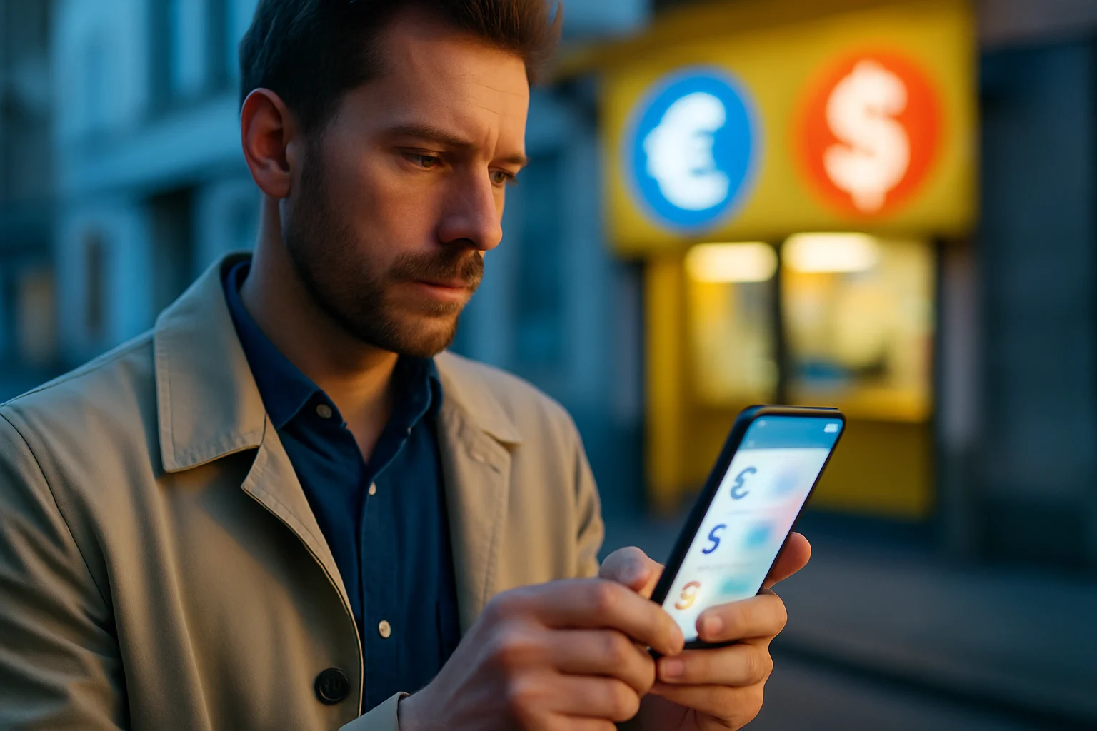 手機APP查詢日圓台幣即時匯率畫面,顯示各銀行換匯報價比較