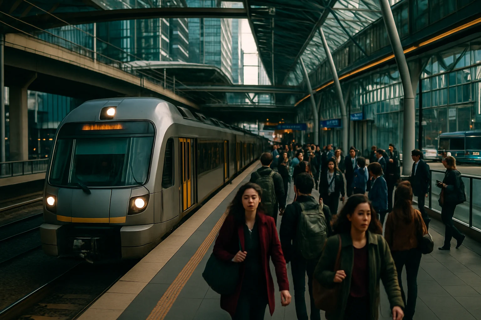 白沙屯火車站擁擠的香燈腳人潮和交通疏運現場