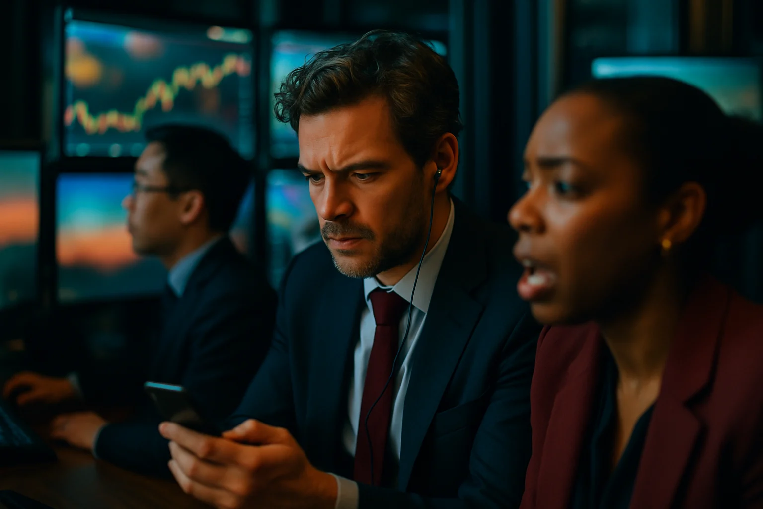 聯電晶圓廠產線運作畫面,工程師在無塵室中檢查晶圓生產設備