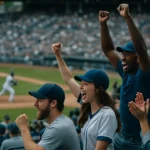 ESPN MLB即時比分介面顯示洋基對紅襪比賽數據