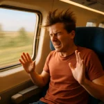 高铁车厢内外气压平衡示意图