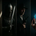 古代神兵利器与现代科技产品的时代对比图