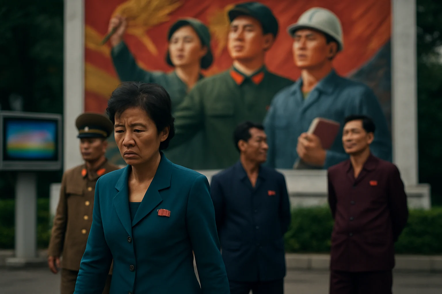 北朝鮮の経済制裁と核開発の関連性を示すグラフのイメージ