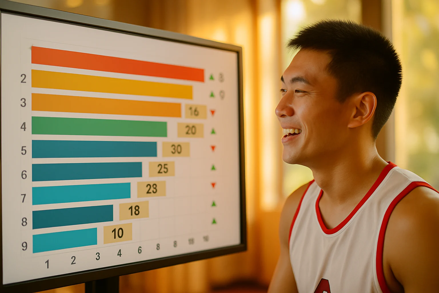 CBA积分榜排名变化对比图表