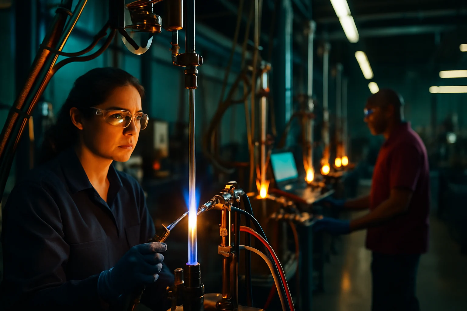 光纤预制棒生产设备MCVD工艺国产光棒扩产项目厂房