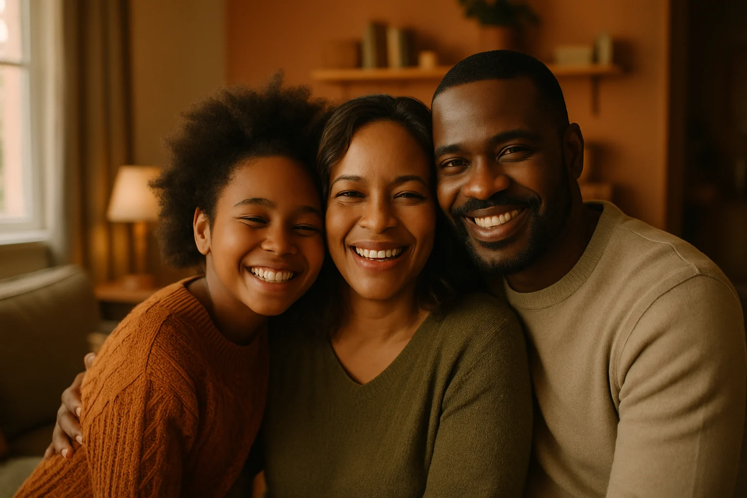 朴有煥一家三口溫馨合照，展現幸福家庭生活的美好時光