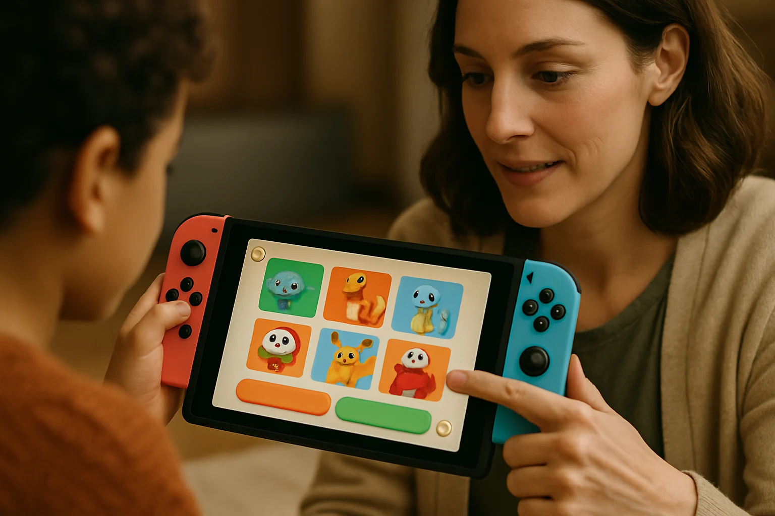 初心者向けのポケモンパーティ編成画面