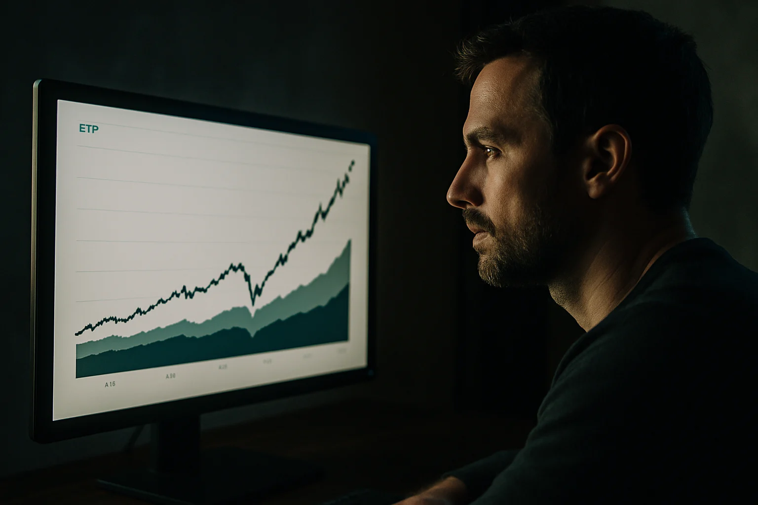 投資新手比較ETF與個股差異的筆記本手寫整理