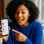 YouTube手機App首頁介面顯示推薦影片、搜尋列與底部導航選單