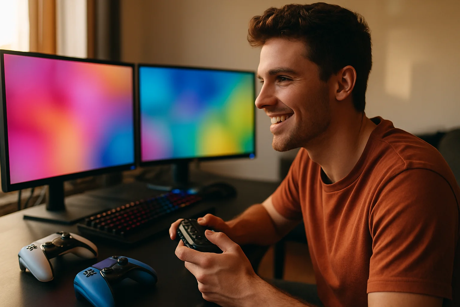 戀與深空遊戲畫面展示3D角色互動與客製化捏臉系統