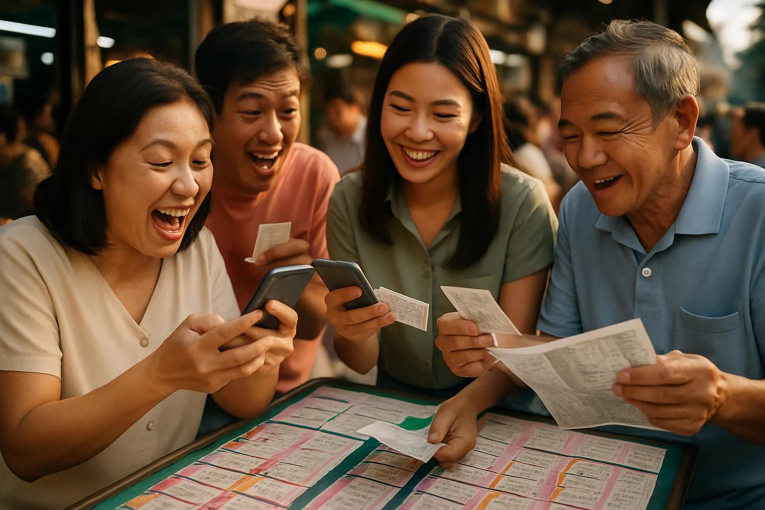 หน้าจอเว็บไซต์ตรวจหวยแสดงผลรางวัลงวดล่าสุด