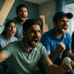 नामीबिया और स्कॉटलैंड के बीच ICC CWC League 2 मैच का दृश्य