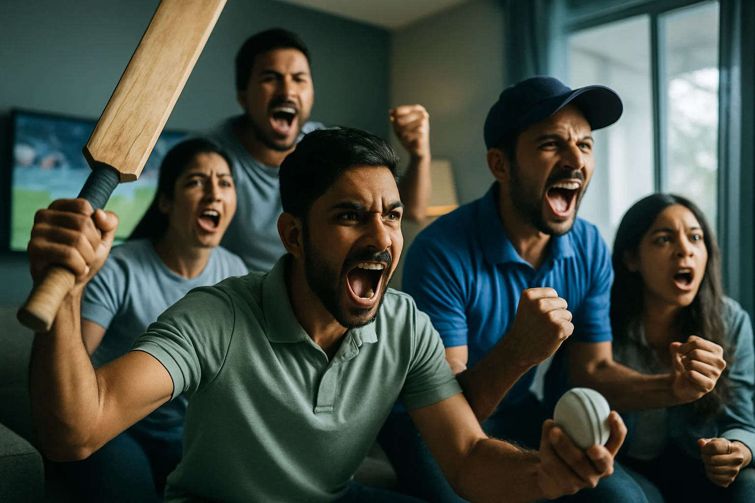 नामीबिया और स्कॉटलैंड के बीच ICC CWC League 2 मैच का दृश्य