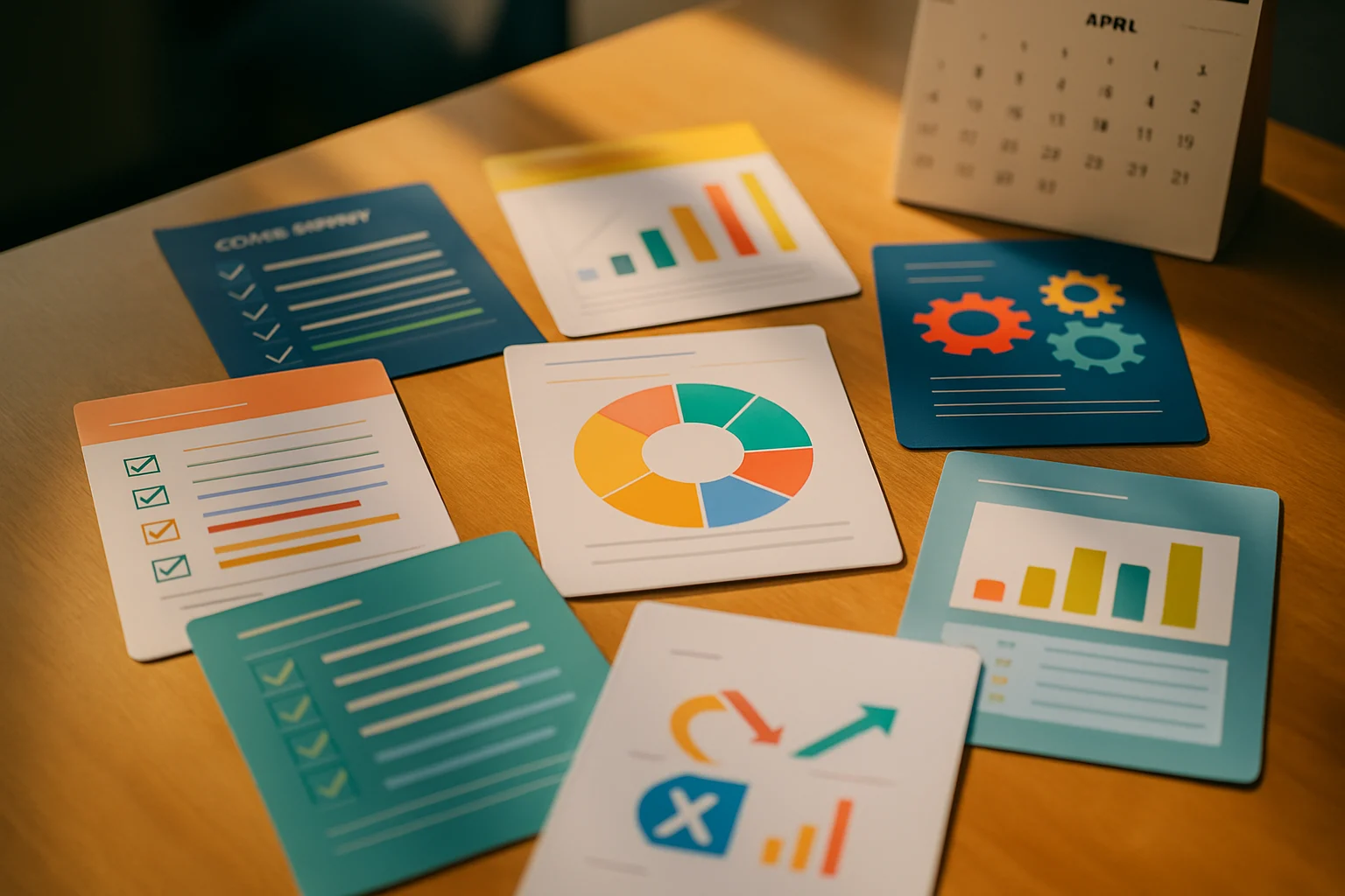 企业合规检查清单和新规适应策略图表