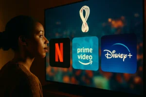 2026世界盃台灣轉播平台比較，愛爾達ELTA.tv、Hami Video、中華電信MOD三大管道並排示意