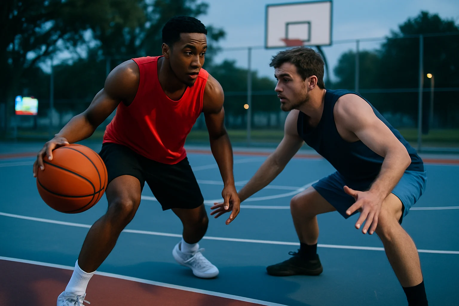 シェイ・ギルジャス・アレキサンダーがドリブルで相手をかわすシーン