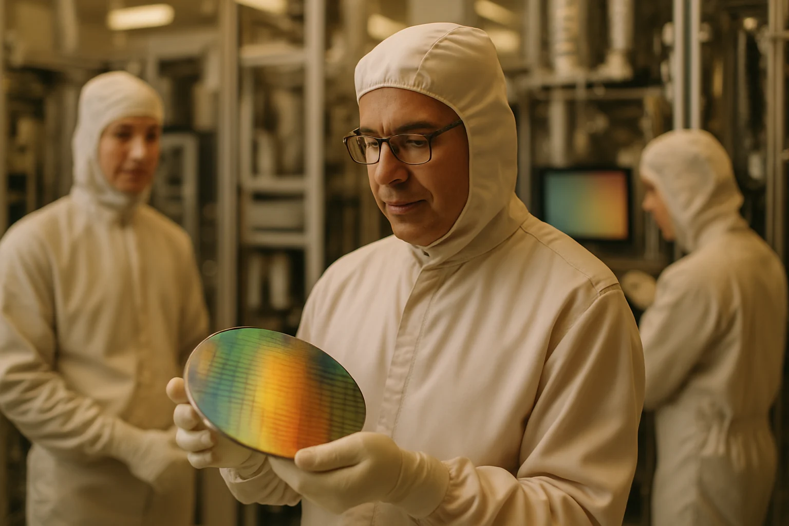 台灣台積電晶圓廠生產線,輝達GPU晶片製造過程