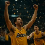 奧斯汀里夫斯在湖人主場慶祝51分創紀錄表現