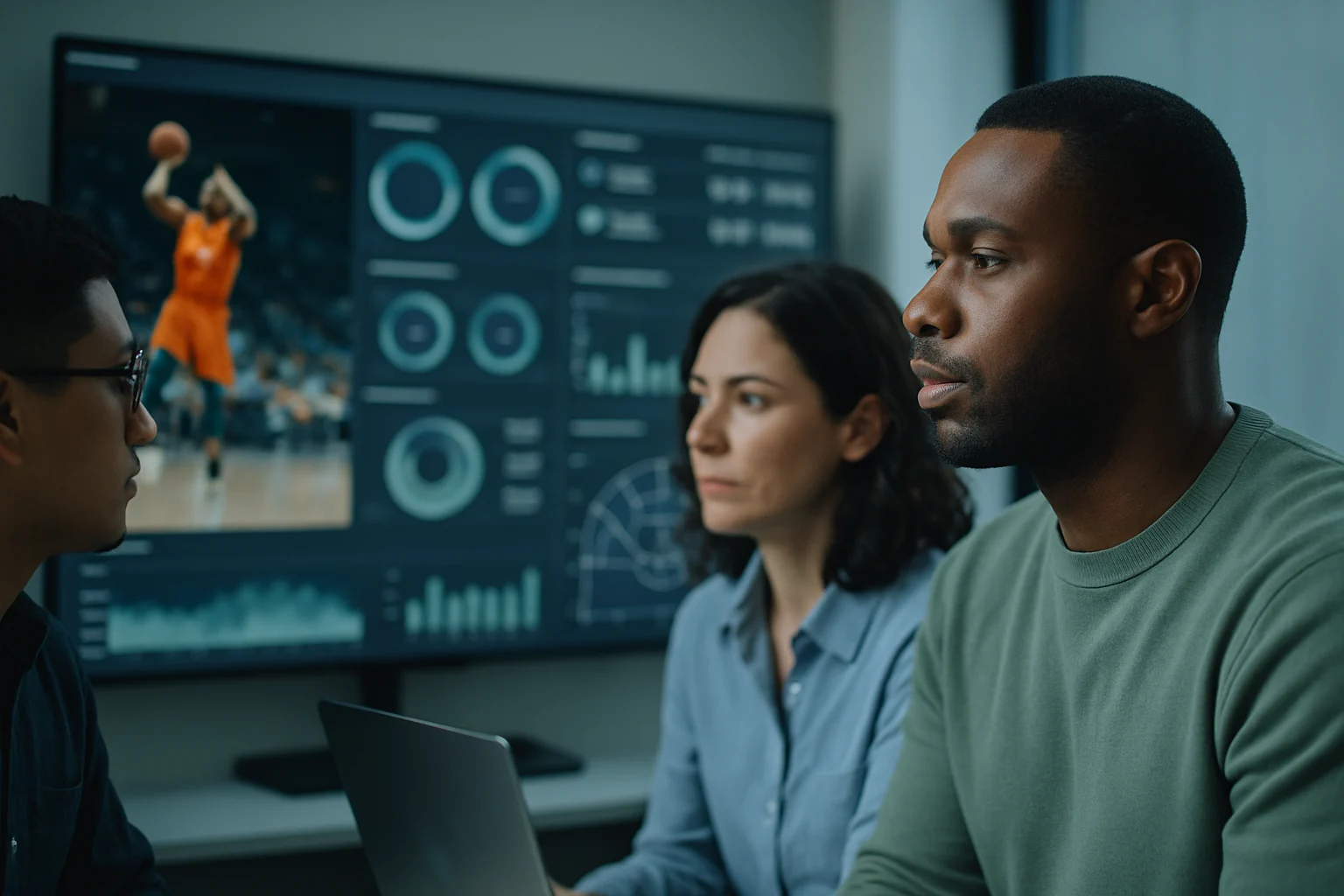 NBA統計數據頁面截圖,顯示得分籃板助攻各項球員排名表格