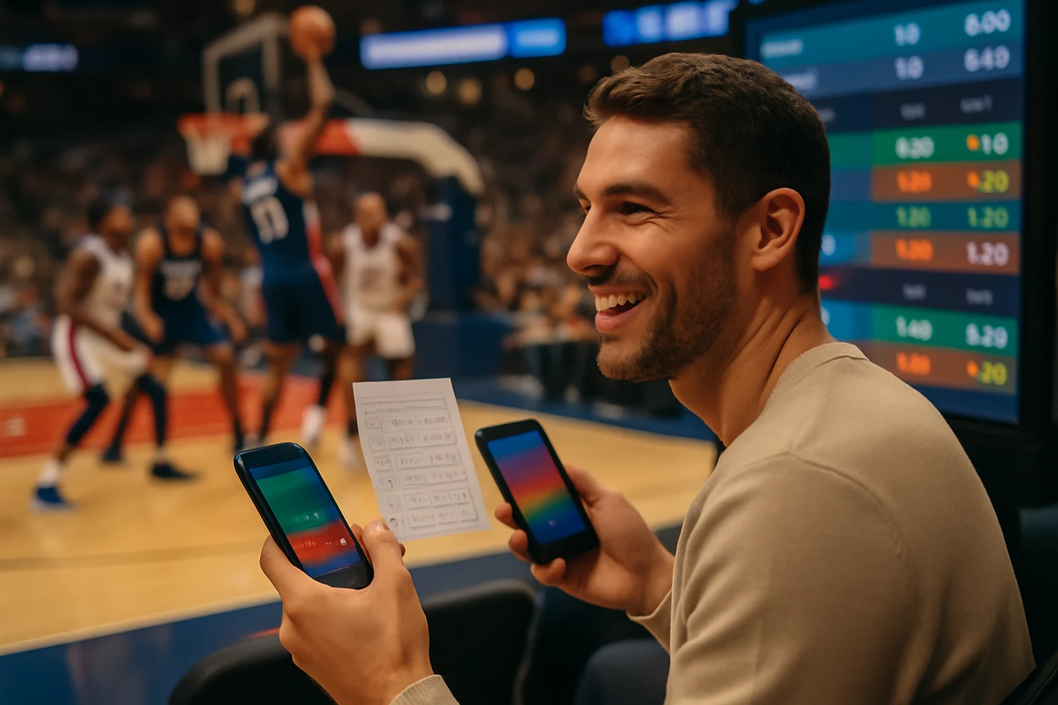 運彩玩家必知：NBA即時比分與投注策略，NBA即時比分相關示意圖