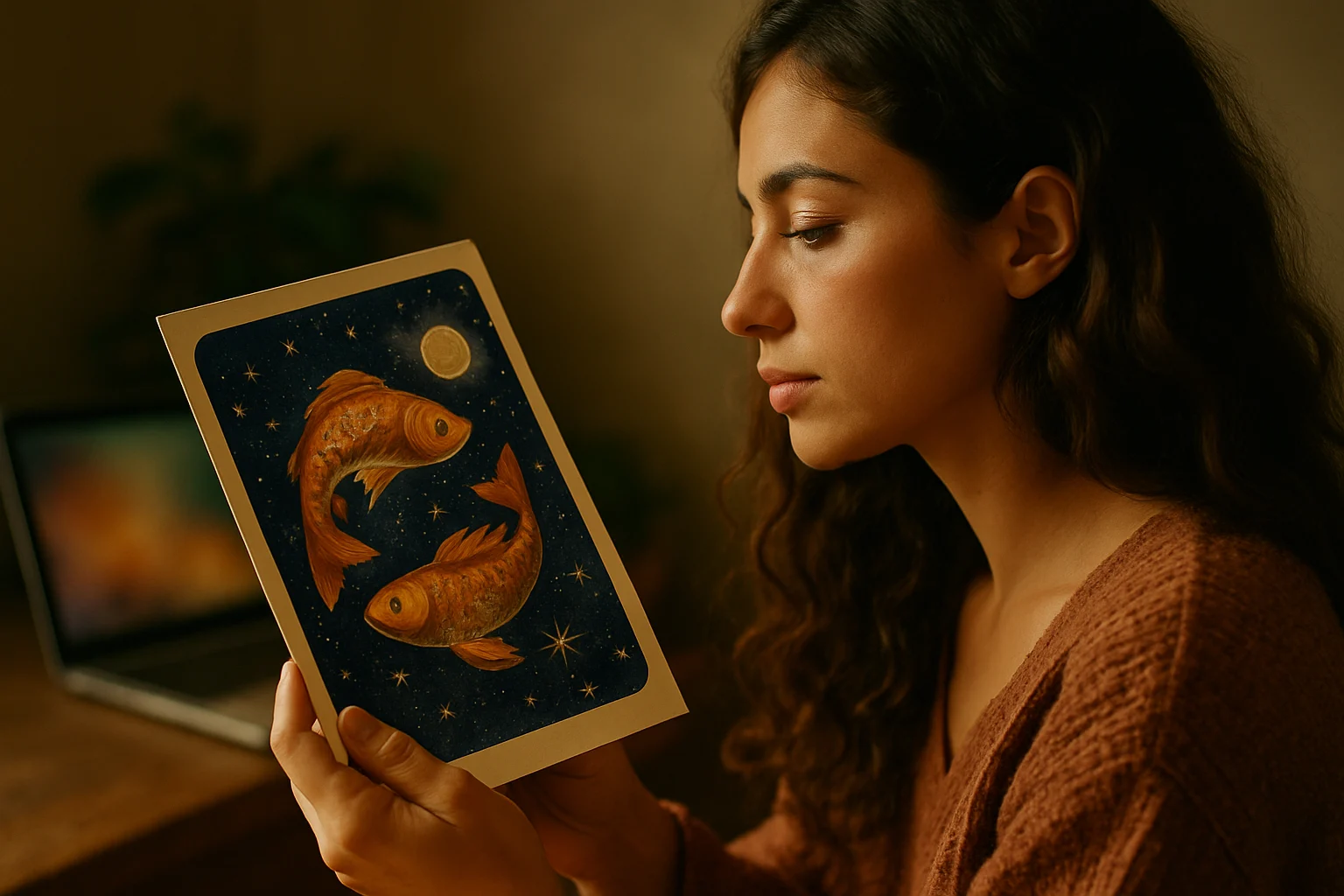 雙魚座的神話底色：逃跑故事裡藏著的生存智慧，雙魚座相關示意圖