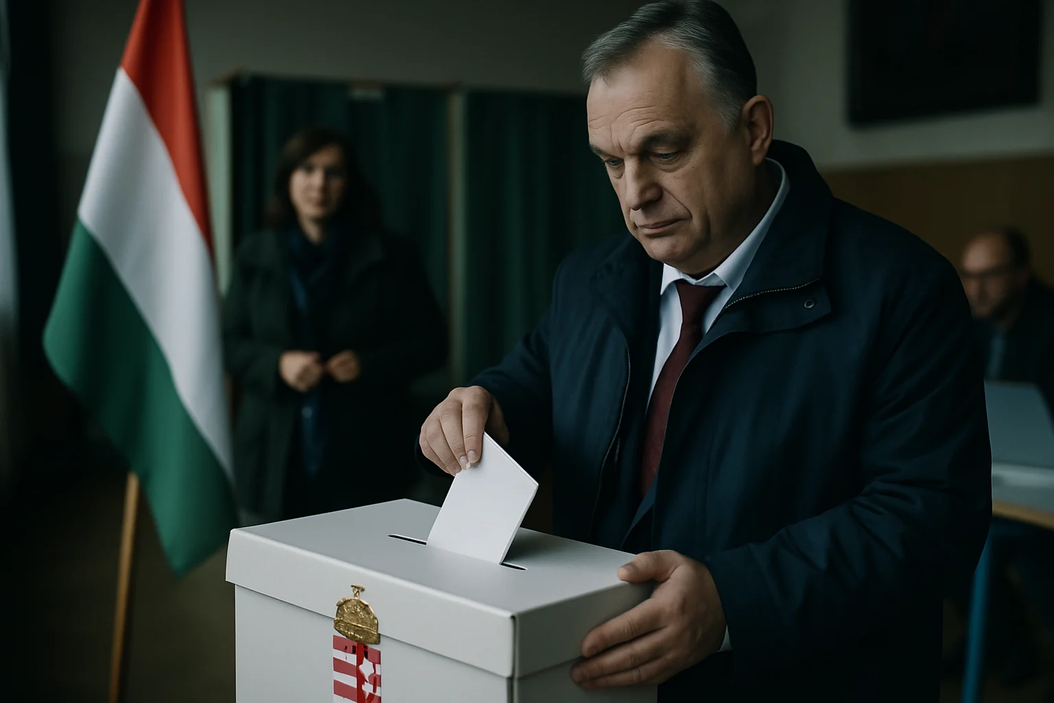 匈牙利选举结果地图显示城乡投票差异