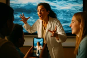 女科学家硬核跨界做短剧课堂「播放量破亿」背后的创新密码！