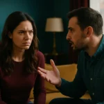 夫妻在咖啡廳溫馨對話討論婚姻經營