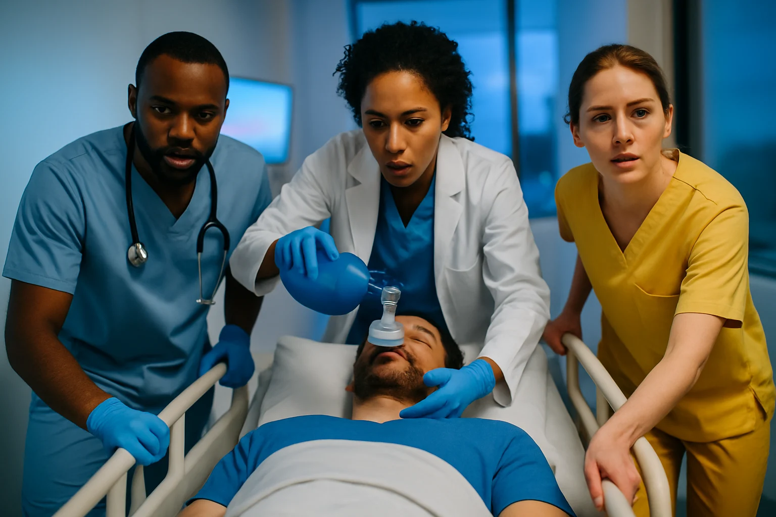 农村医养结合服务中心，医护人员为老人提供医疗和生活照护服务