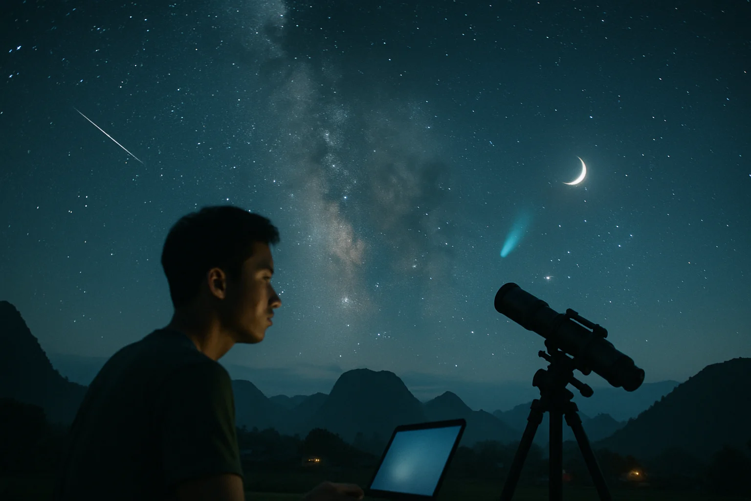 Bầu trời đêm Việt Nam với các hiện tượng thiên văn năm 2026