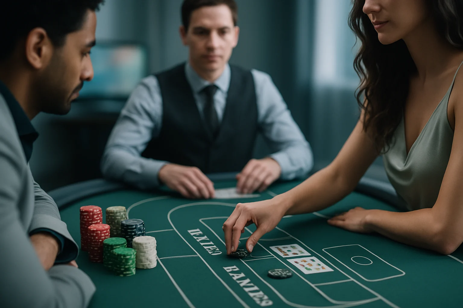 下注策略:老玩家都怎麼壓注?,百家樂遊戲相關示意圖