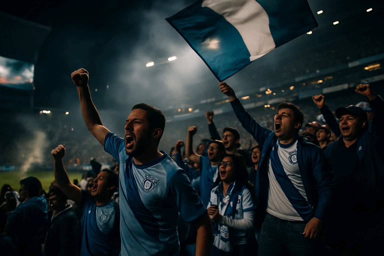 Puebla FC fans creating atmosphere at Estadio Cuauhtémoc during Liga MX Clausura 2026 Jornada 17