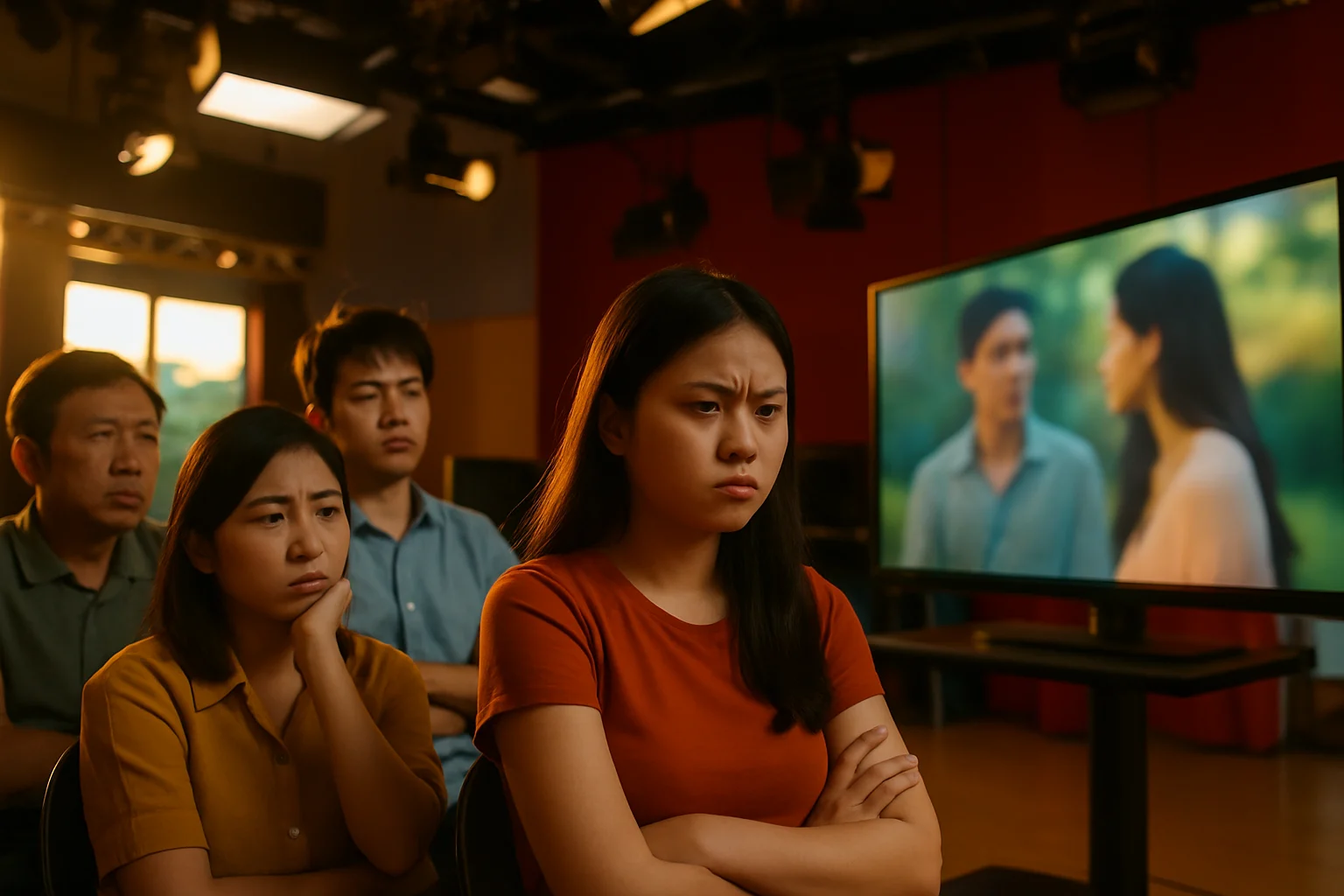 VTV1 studio phát sóng chương trình giờ vàng với màn hình LED hiện đại