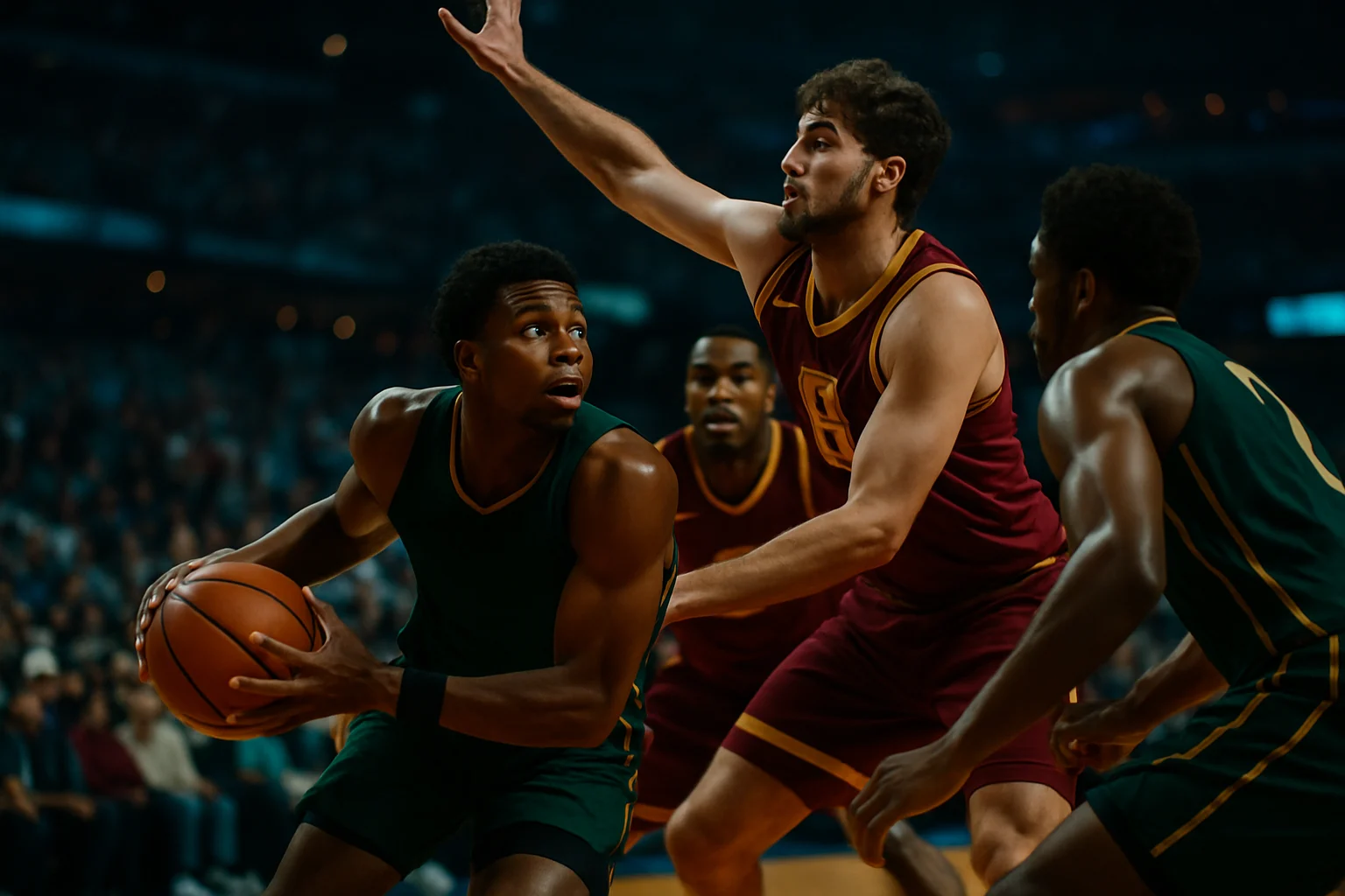 NBA台灣球迷在客廳用大螢幕電視觀看