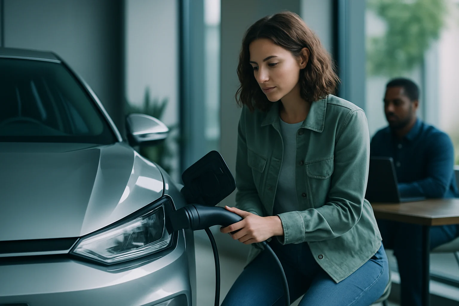 比亚迪唐DM-i在贵州山路下坡行驶后仪表盘显示电量微增的用户截图