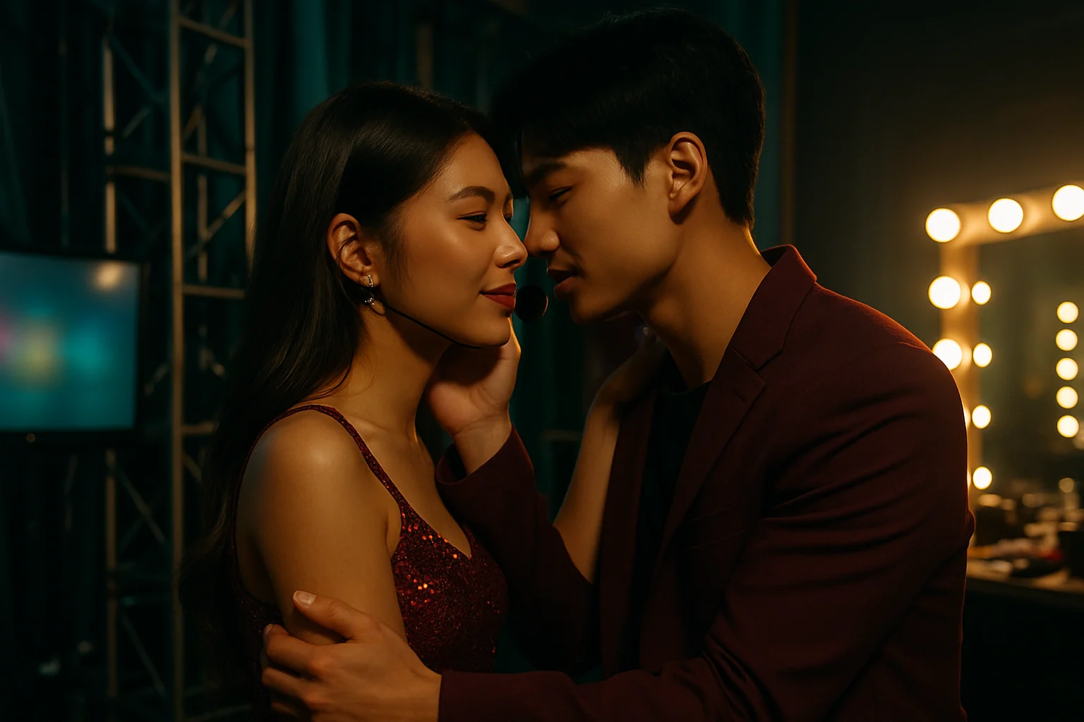 舒華在韓國練習生時期的訓練照片