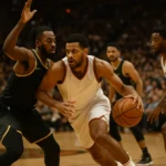 NBA球員合約細節薪資帽結構示意圖，顯示2024-25賽季薪資帽、奢侈稅線與土豪線層級關係