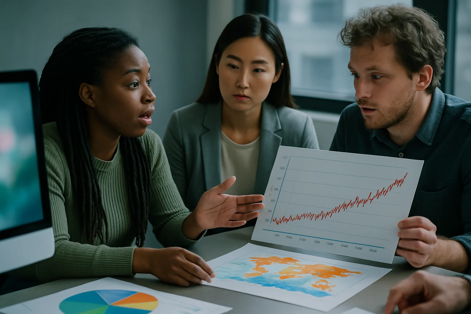 台灣氣候變遷趨勢圖表與溫度上升預測數據視覺化