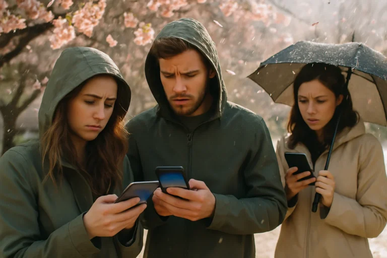 今日の気温「史上最大の変動」が話題沸騰！桜散らす春の嵐で急激な温度変化の真相