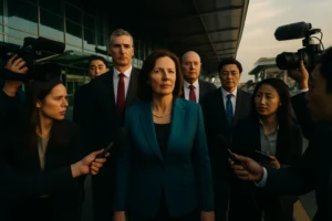 郑丽文率团抵达上海开启大陆参访行程：时隔十年国共交流重启的历史时刻