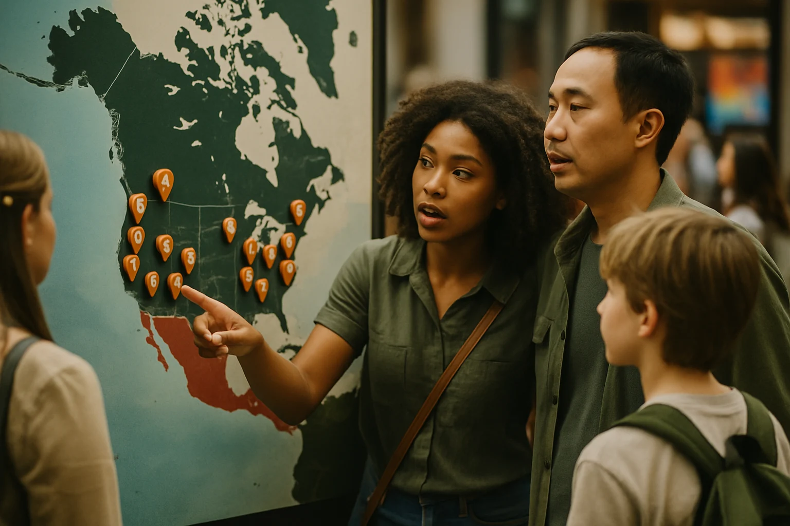 Bản đồ 16 thành phố tổ chức World Cup 2026 tại Mỹ, Canada và Mexico