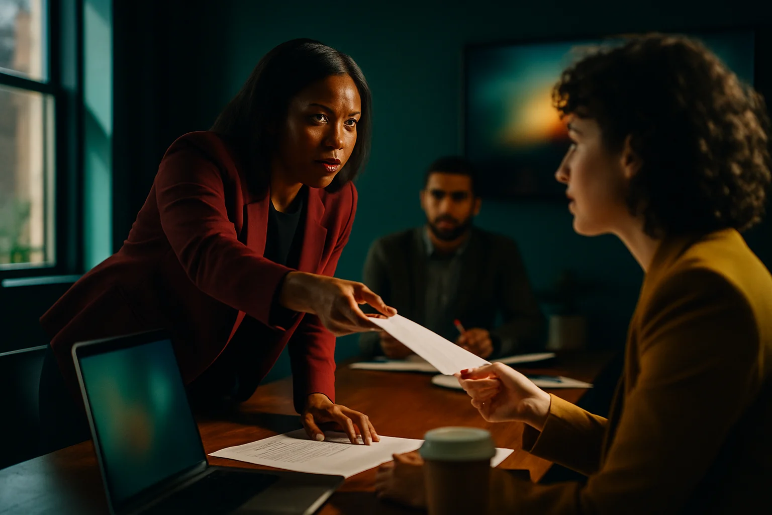 KFCの鶏竜田バーガーの断面図、厚い鶏もも肉とサクサクの衣が確認できる